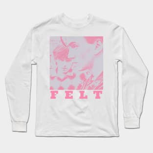 Felt ••••••••• 80s Aesthetic Design Long Sleeve T-Shirt